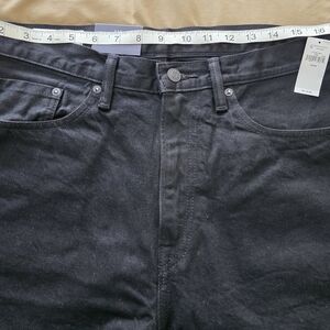 GAP Men's Straight Selvedge Jeans - Black